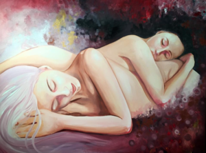 lesbians painting